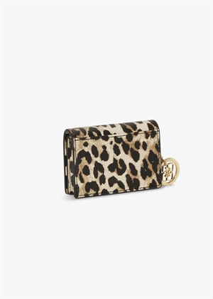 Ganni Bou kortholder with flap print Leopard A6545 Ganni 